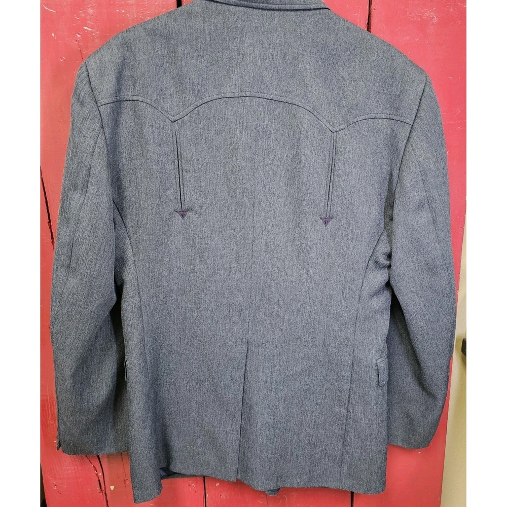 Circle S Blue Sport Coat Blazer - Picture 4 of 9
